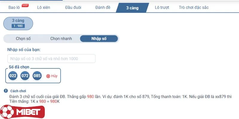Ba càng tuy khó thắng nhưng thưởng khủng gấp 980 lần